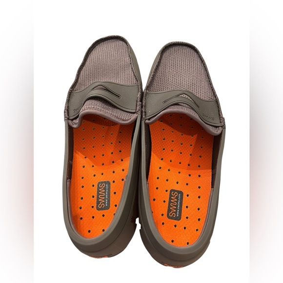 NWOB Swims Men’s Penny Loafers in Charcoal in size 11 - Picture 7 of 10